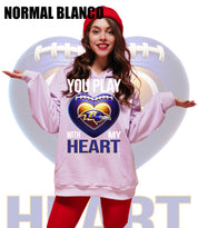 Camiseta Baltimore Ravens Normal Blanco 1