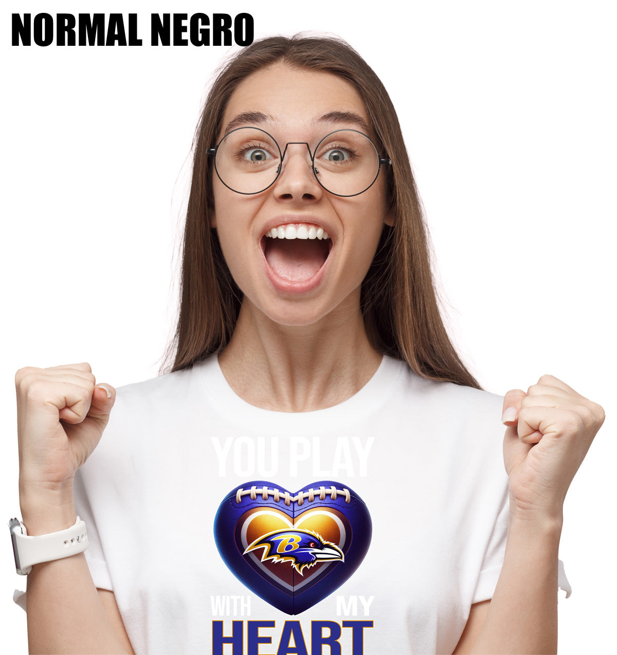 Camiseta Baltimore Ravens Normal Negro 2