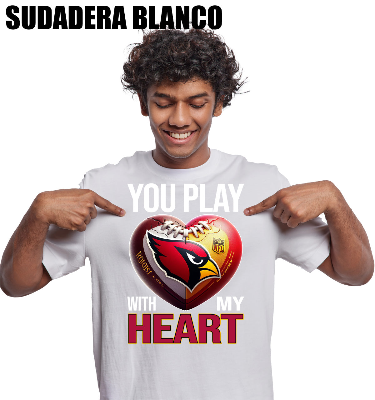 Sudadera Arizona Cardinals Blanco 2