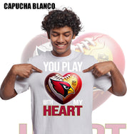 Sudadera Arizona Cardinals Capucha Blanco 1