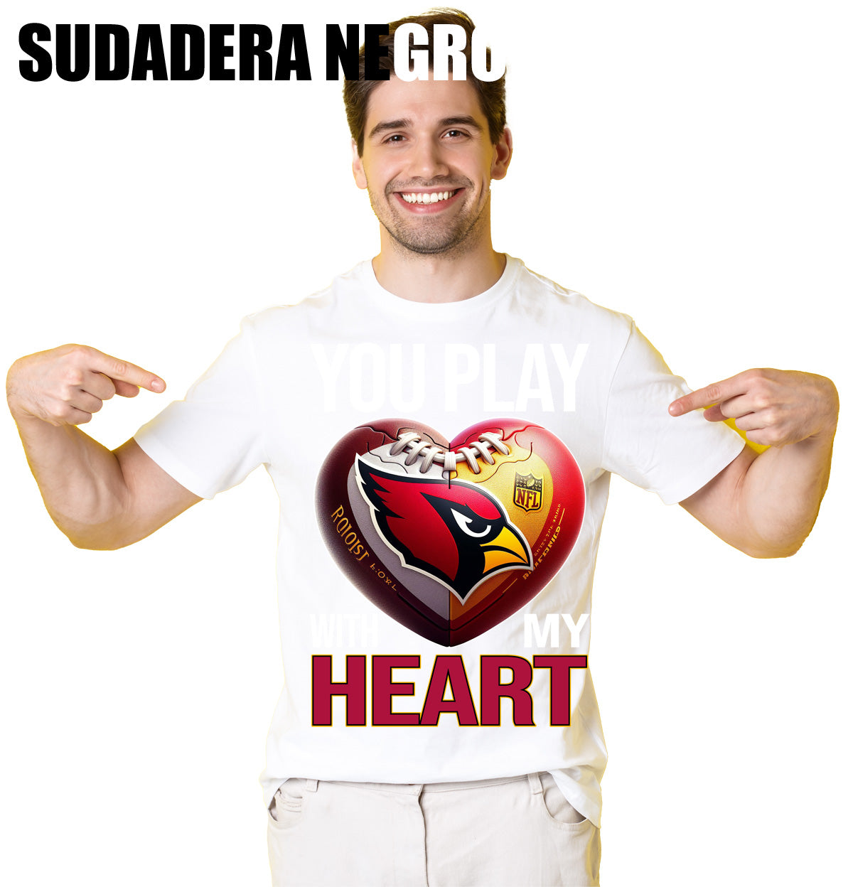 Sudadera Arizona Cardinals Negro 2